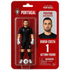Figura articulada de Diogo Costa con uniforme negro de Portugal