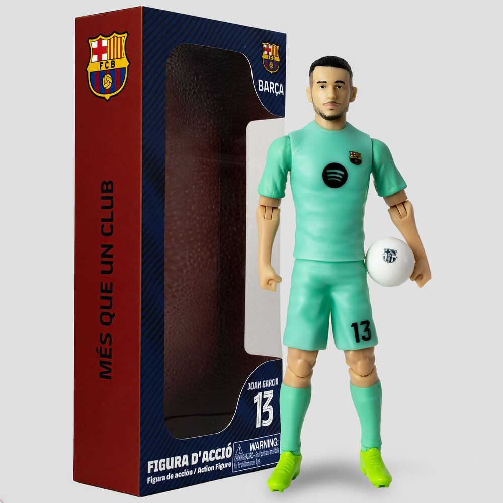 Figura articulada de Joan Garcia del FC Barcelona con balón