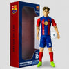 Figura articulada de Fermín con uniforme del F.C. Barcelona y balón