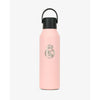 Botella termo rosa Cotton Candy del Real Madrid con tapón negro