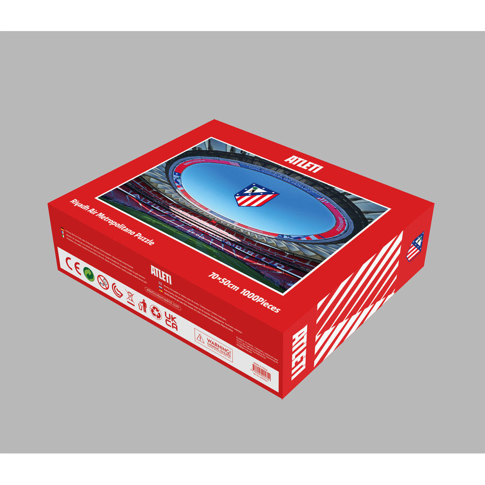 Puzzle del Atlético de Madrid con imagen del Riyadh Air Metropolitano - 2