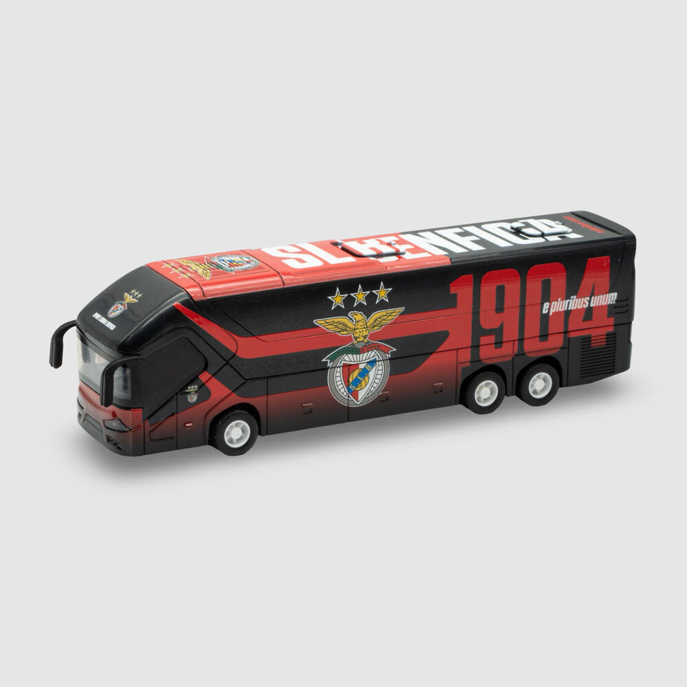 Autobús oficial del Benfica negro y rojo en caja - 2