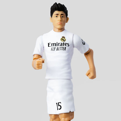 Figura articulada de Arda Güler con equipación blanca del Real Madrid y balón - 3