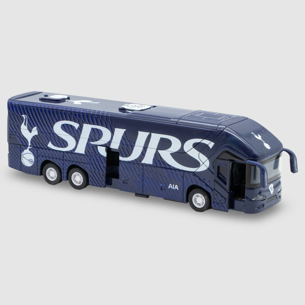Autobús oficial Tottenham Hotspur 2025/26 azul y blanco en caja - 3