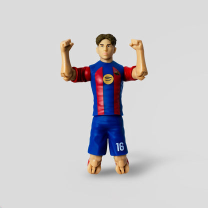 Figura articulada de Fermín con uniforme del F.C. Barcelona y balón - 4