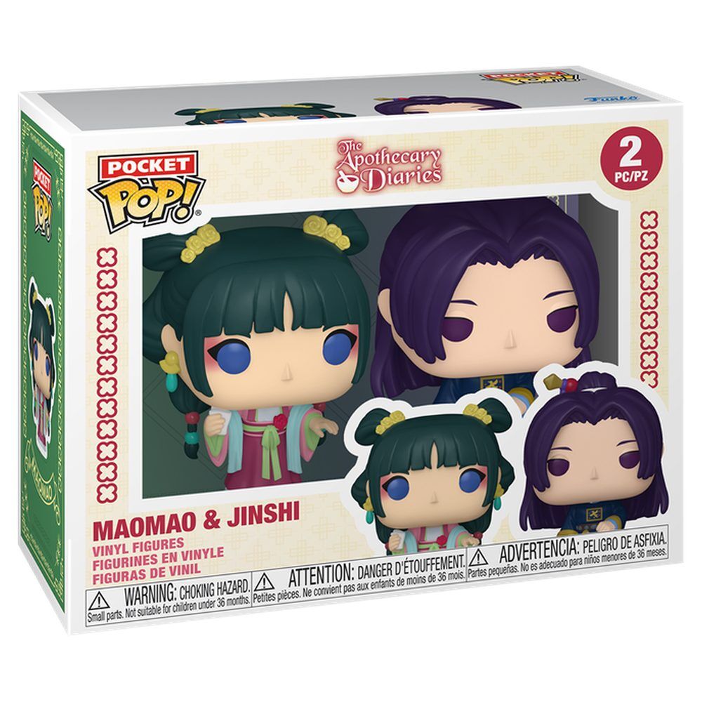 Pack Funko Pocket POP! de Maomao y Jinshi en caja