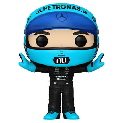 Figura Funko POP! de George Russell con casco de Fórmula 1 en caja - 2