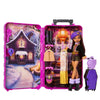 Muñeca Clawdeen Wolf Monster High con armario portátil y accesorios