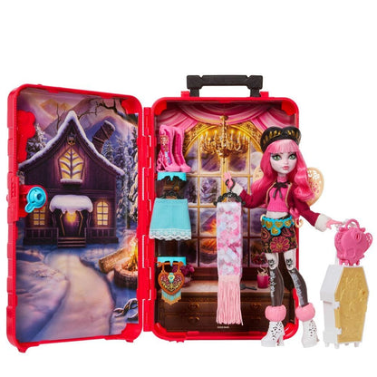 Muñeca Cupid Asteria Monster High con armario rosa y accesorios