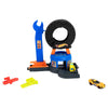 Tienda de Neumáticos Urbana Hot Wheels City con gran neumático giratorio