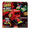 Caja del juego de cartas UNO No Mercy Extreme de Mattel