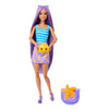Muñeca Barbie Pop Reveal Granizado de Mar con pelo morado y copa lila