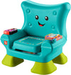 Sillón interactivo Fisher-Price Ríe y Aprende en turquesa y verde lima