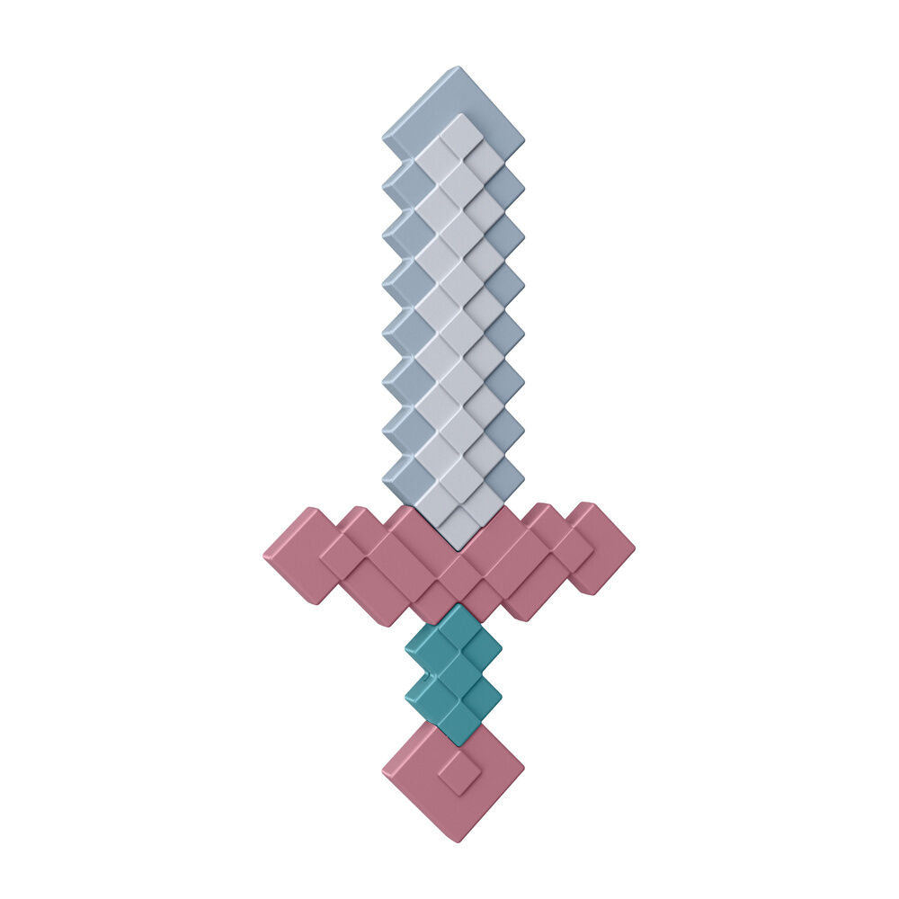 Espada de juguete Spicewood de Minecraft en rosa, turquesa y blanco - 2