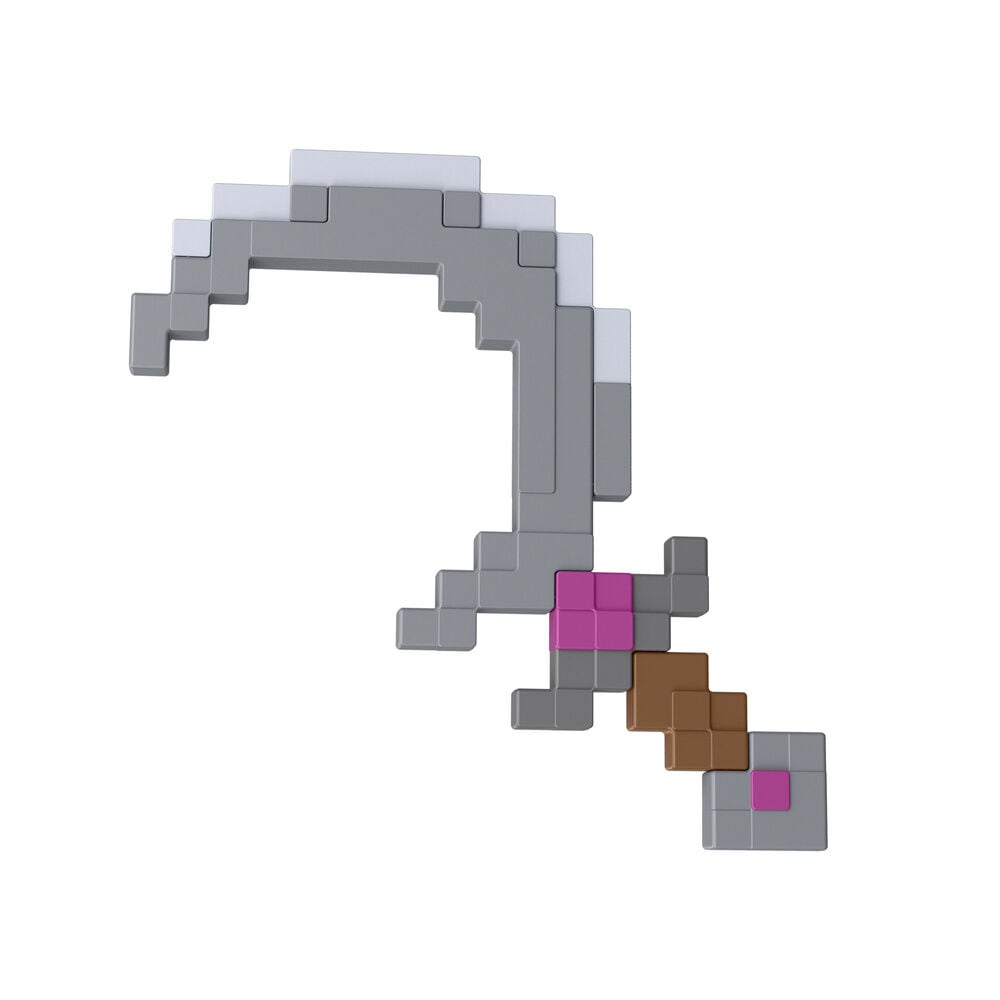 Espada Media Luna Spicewood de Minecraft en gris y magenta - 2