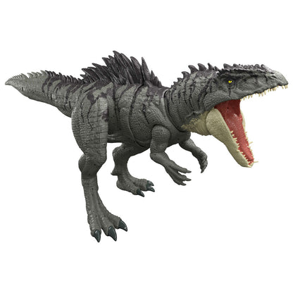Figura Giganotosaurus Jurassic World de MATTEL con púas y mandíbula abierta - 2