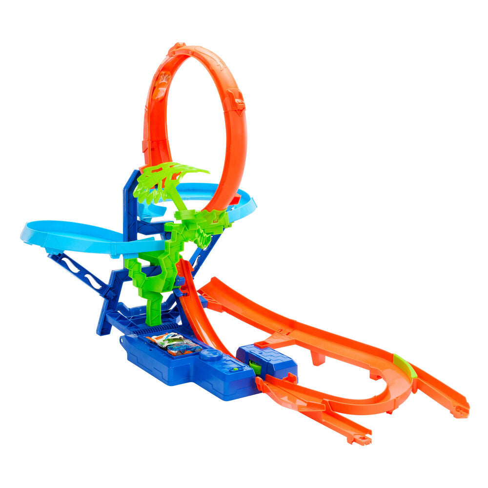 Pista Hot Wheels Choque Aéreo con looping y coche incluido - 2