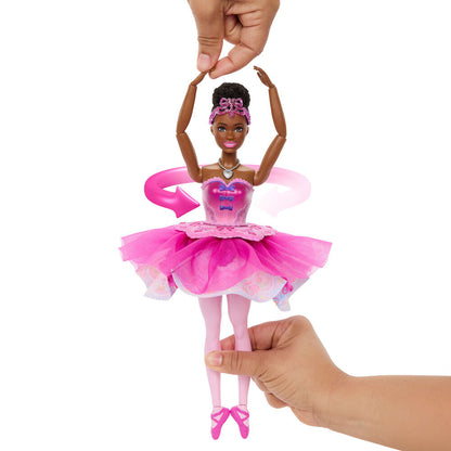 Muñeca Brookling Barbie bailarina de El Cascanueces con tutú rosa y varita - 2