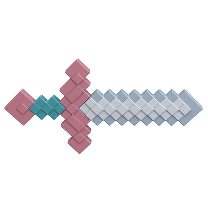 Espada de juguete Spicewood de Minecraft en rosa, turquesa y blanco - 3
