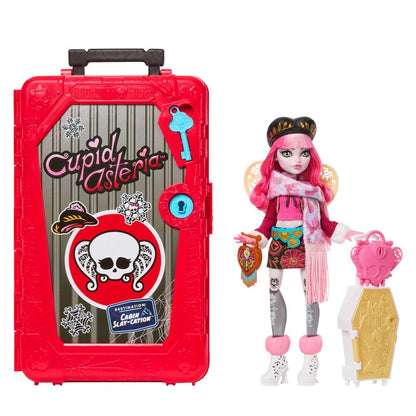 Muñeca Cupid Asteria Monster High con armario rosa y accesorios - 3