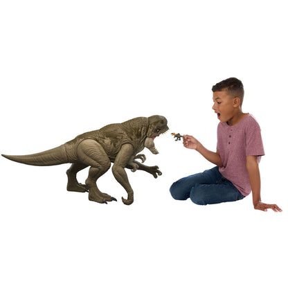 Figura Supercolosal Distortus Rex de Jurassic World con la boca abierta - 3