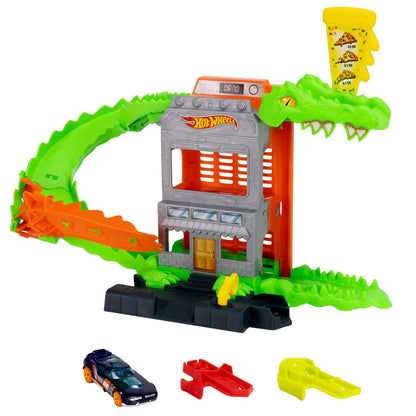 Pista Hot Wheels City Ataque de Cocodrilo con coche - 3