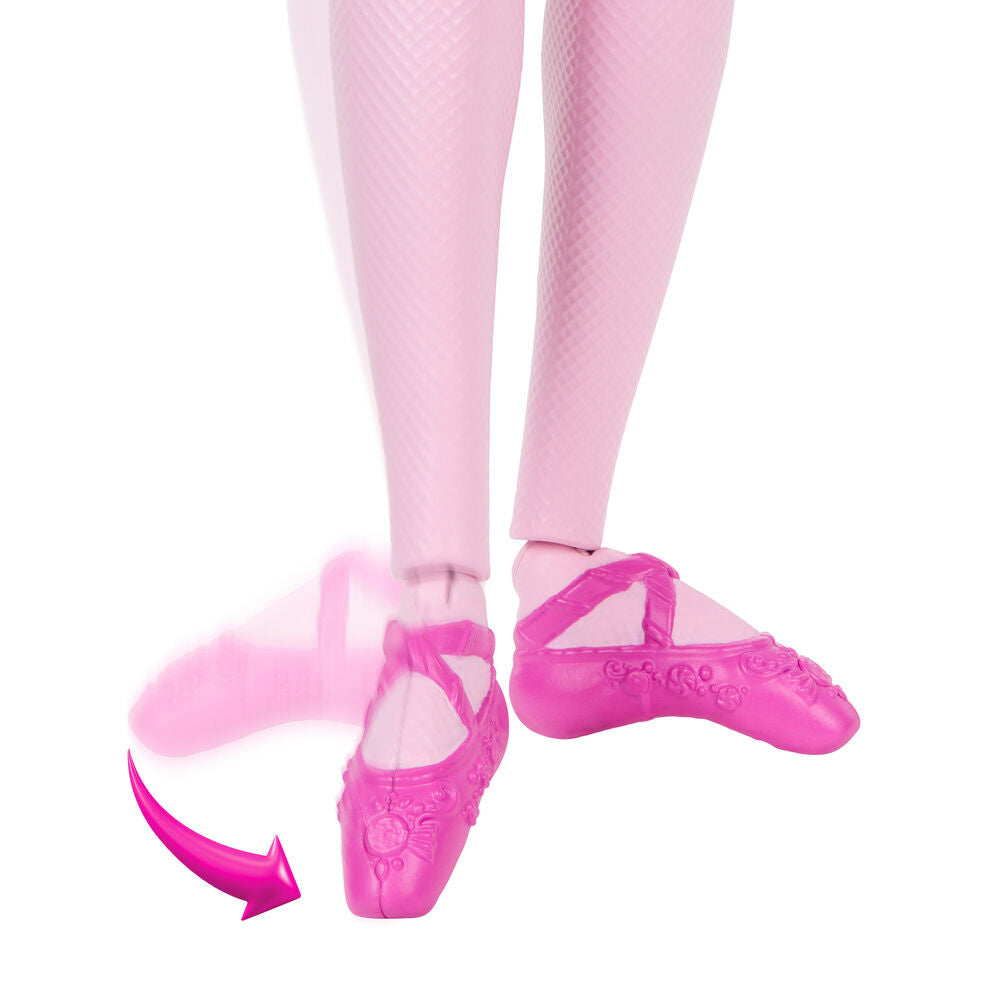 Muñeca Brookling Barbie bailarina de El Cascanueces con tutú rosa y varita - 3