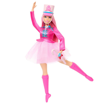Muñeca Daisy Barbie in the Nutcracker con traje de ballet rosa - 3
