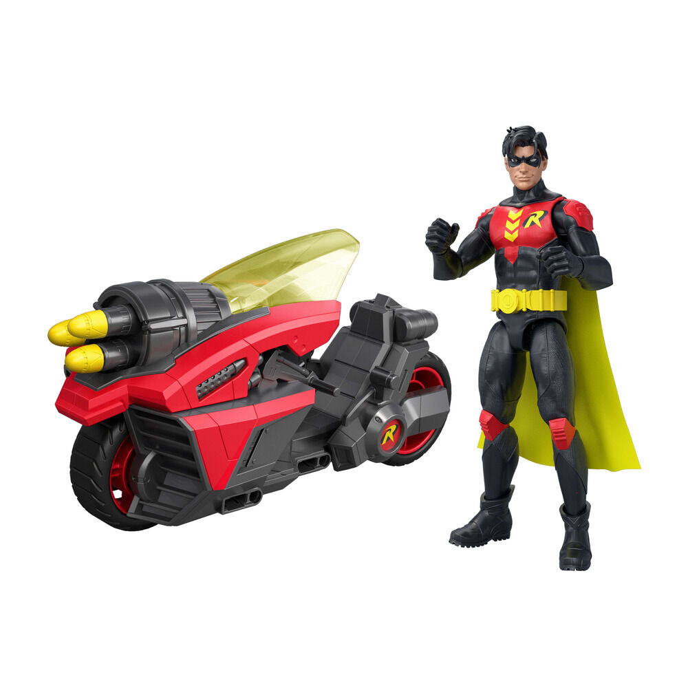 Moto Batlink de Robin con figura articulada de DC Comics - 3
