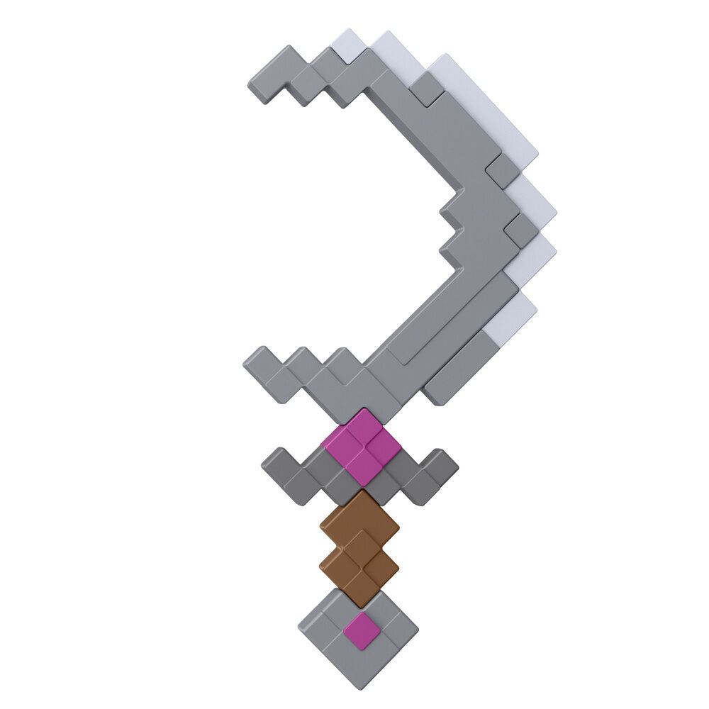 Espada Media Luna Spicewood de Minecraft en gris y magenta - 4