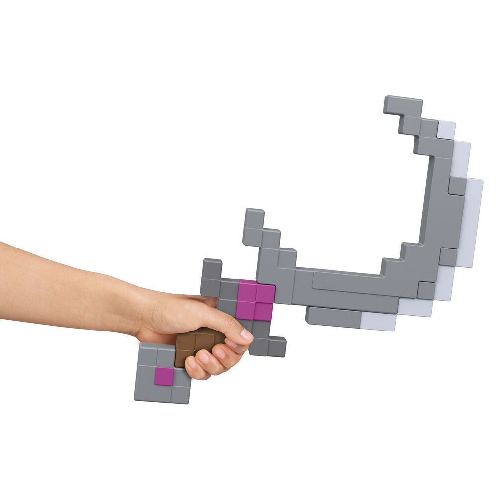 Espada Media Luna Spicewood de Minecraft en gris y magenta - 5