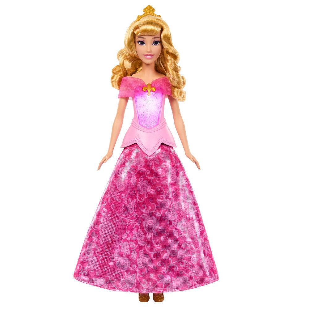 Muñeca Aurora Disney con vestido rosa y azul de cambio de color - 4