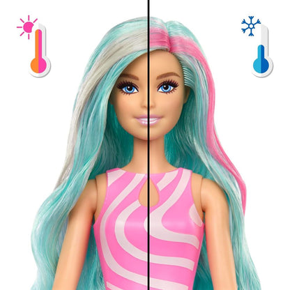 Muñeca Barbie Pop Reveal Granizado de Mar con copa azul y accesorios - 6