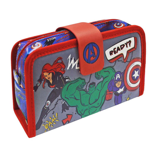 Set de papelería Marvel de Los Vengadores con estuche abierto - 3