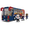 Set de construcción del autobús del FC Barcelona con tres figuras