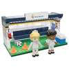 Set de bloques NEKO del banquillo del Real Madrid con dos figuras