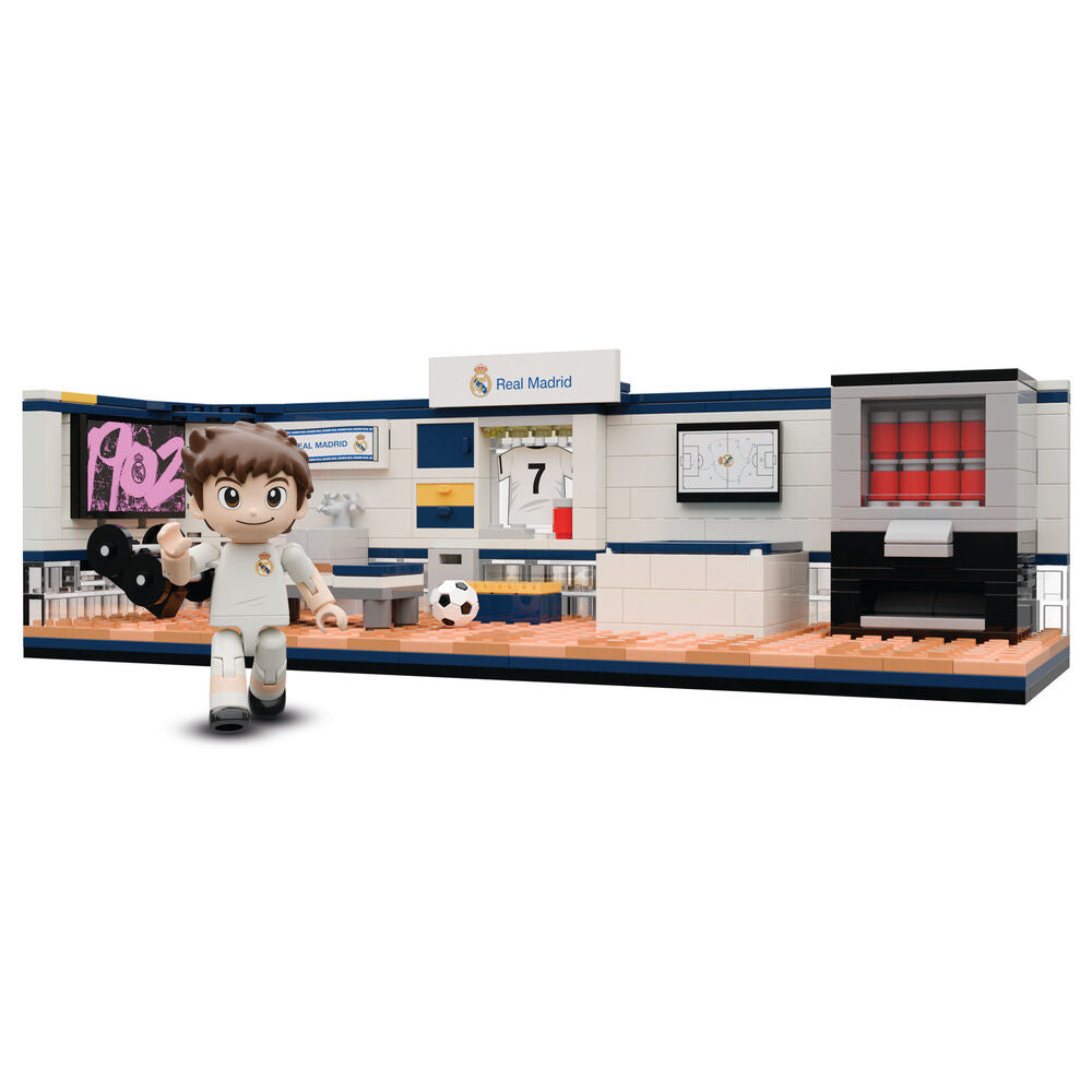 Set de bloques NEKO del vestuario del Real Madrid con figura de jugador