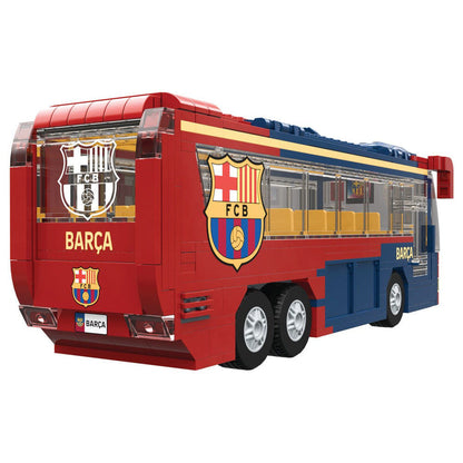 Set de construcción del autobús del FC Barcelona con tres figuras - 2