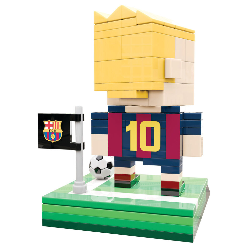 Jugador del FC Barcelona construido con bloques NEKO y accesorios - 2