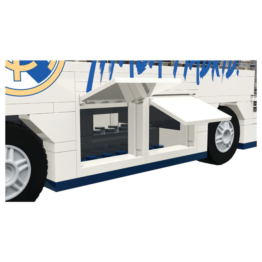 Set NEKO de bloques con autobús del Real Madrid y tres figuras - 2