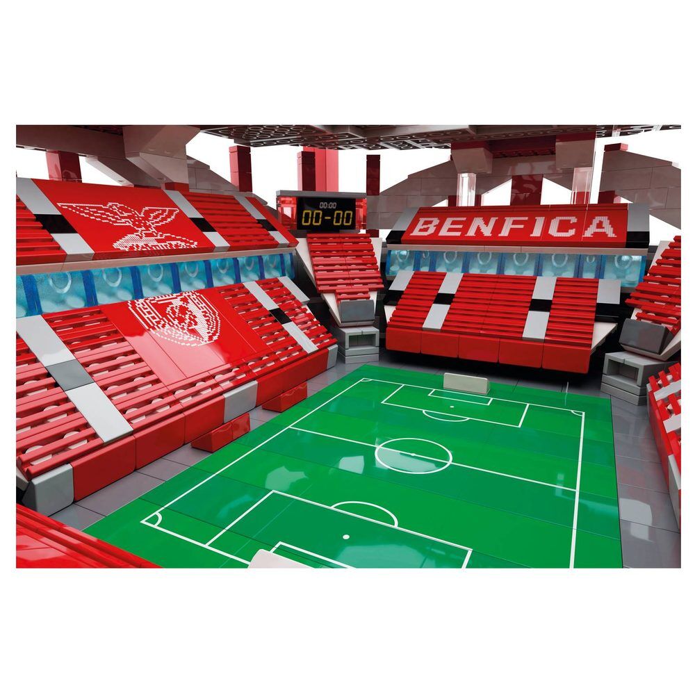 Estadio del Benfica de bloques de construcción NEKO en rojo y blanco - 2