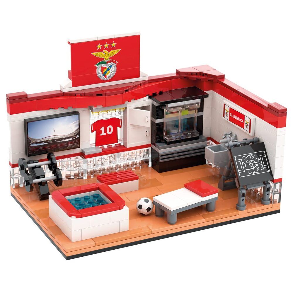 Set de bloques NEKO del vestuario del Benfica con figura de jugador - 2
