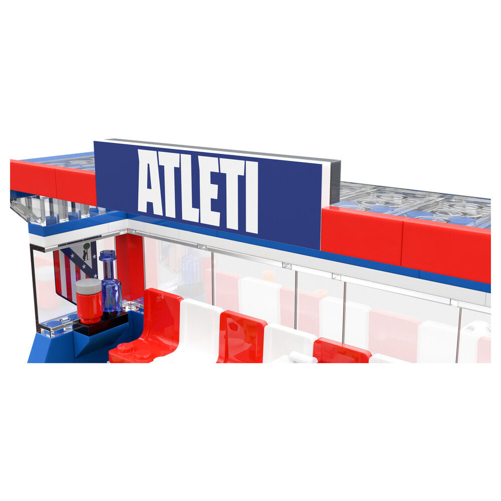 Set de construcción del banquillo del Atlético de Madrid con dos figuras - 3