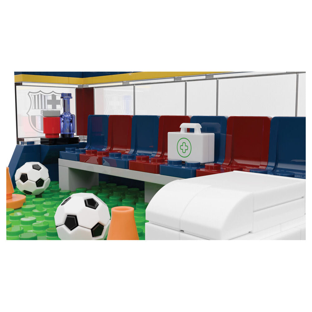 Set de bloques del banquillo del FC Barcelona con dos figuras - 3