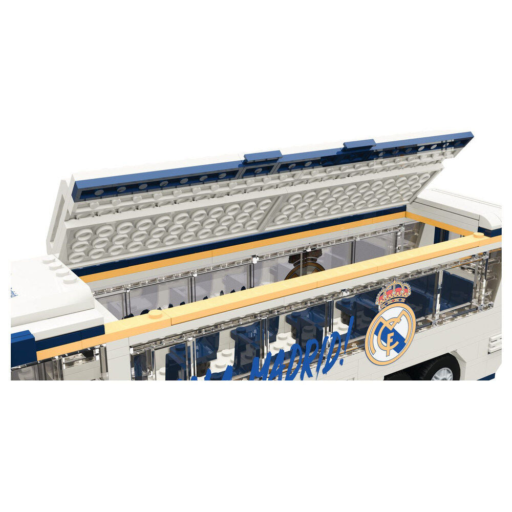 Set NEKO de bloques con autobús del Real Madrid y tres figuras - 3