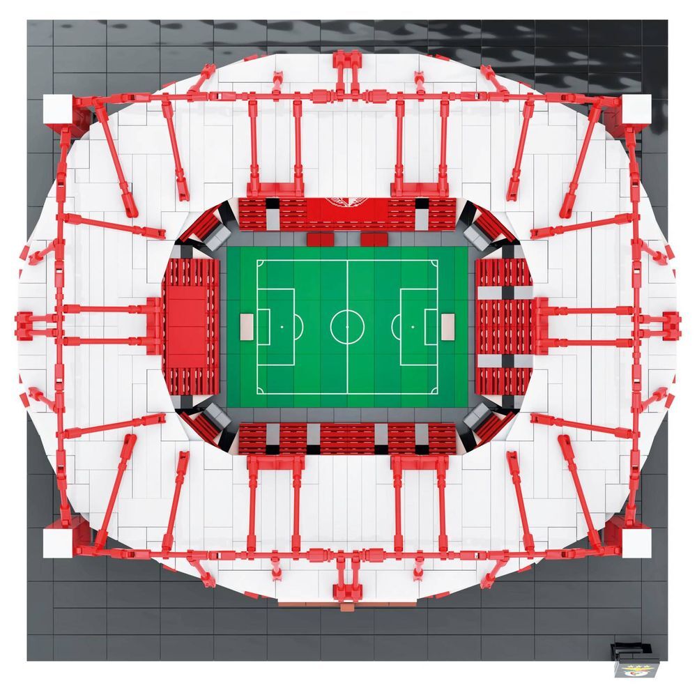 Estadio del Benfica de bloques de construcción NEKO en rojo y blanco - 3