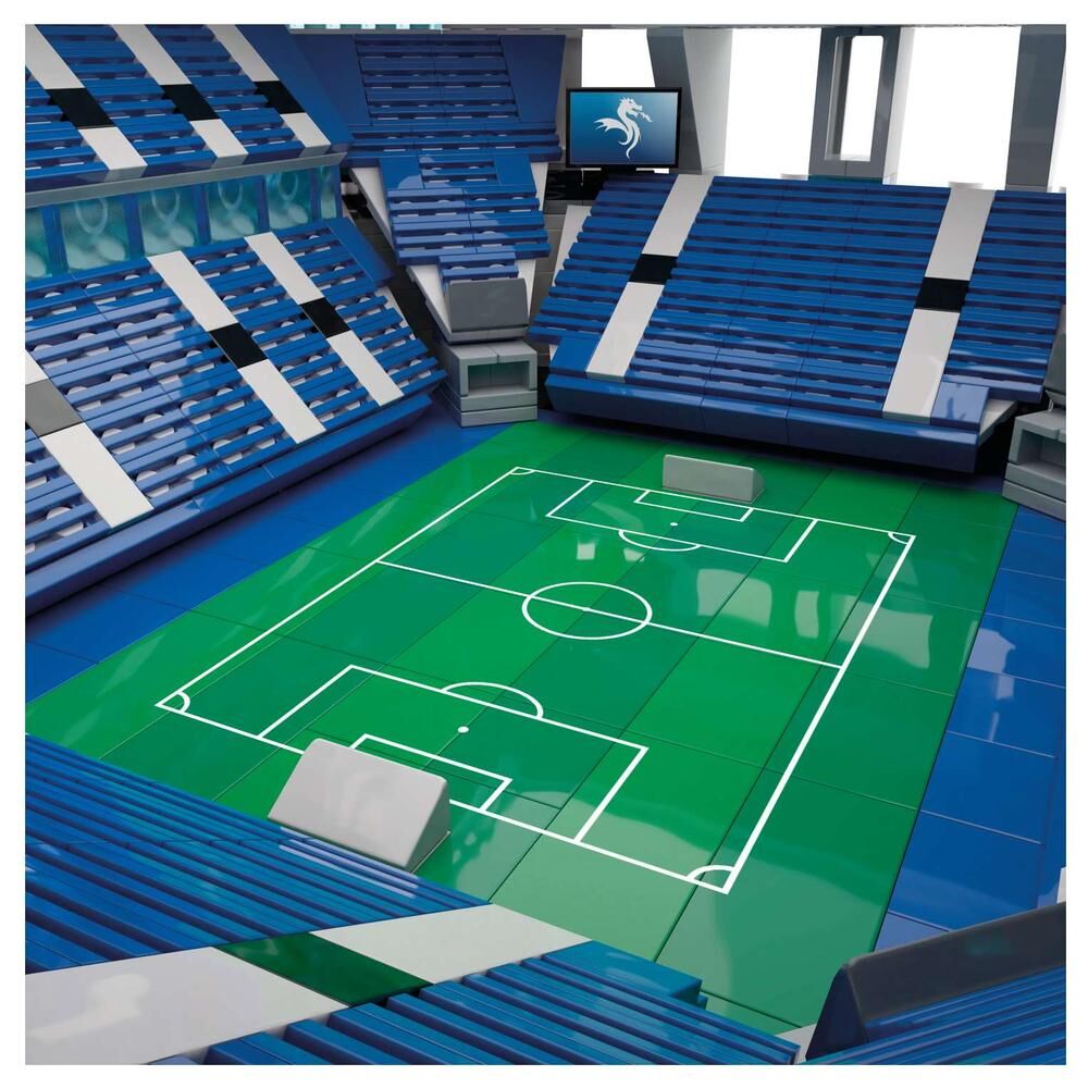 Estadio del Porto construido con bloques NEKO en blanco y azul - 3