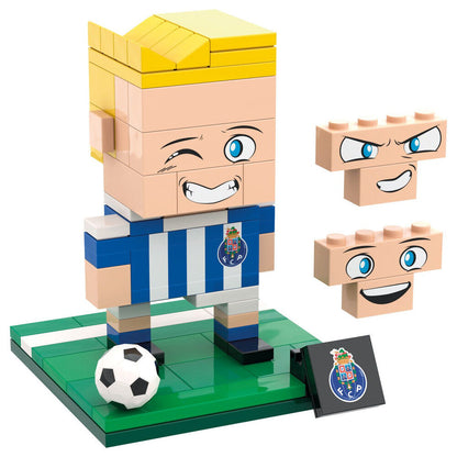 Set NEKO de bloques con jugador del Porto, balón y base - 3