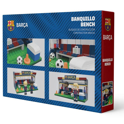 Set de bloques del banquillo del FC Barcelona con dos figuras - 4