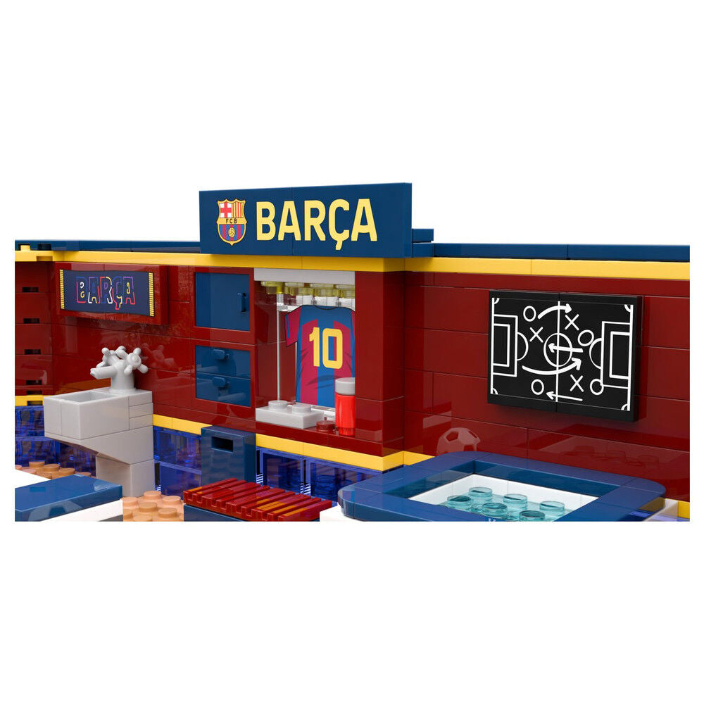Set de bloques FC Barcelona con vestuario azulgrana y figura de jugador - 4